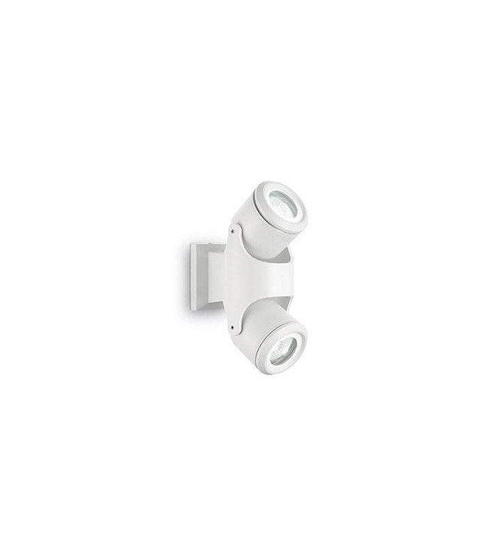 2 Light Outdoor Wall Light White IP44, GU10