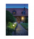 1 Light Outdoor Globe Wall Light, E27, Anthracite, Ip44
