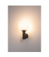 1 Light Outdoor Globe Wall Light, E27, Anthracite, Ip44