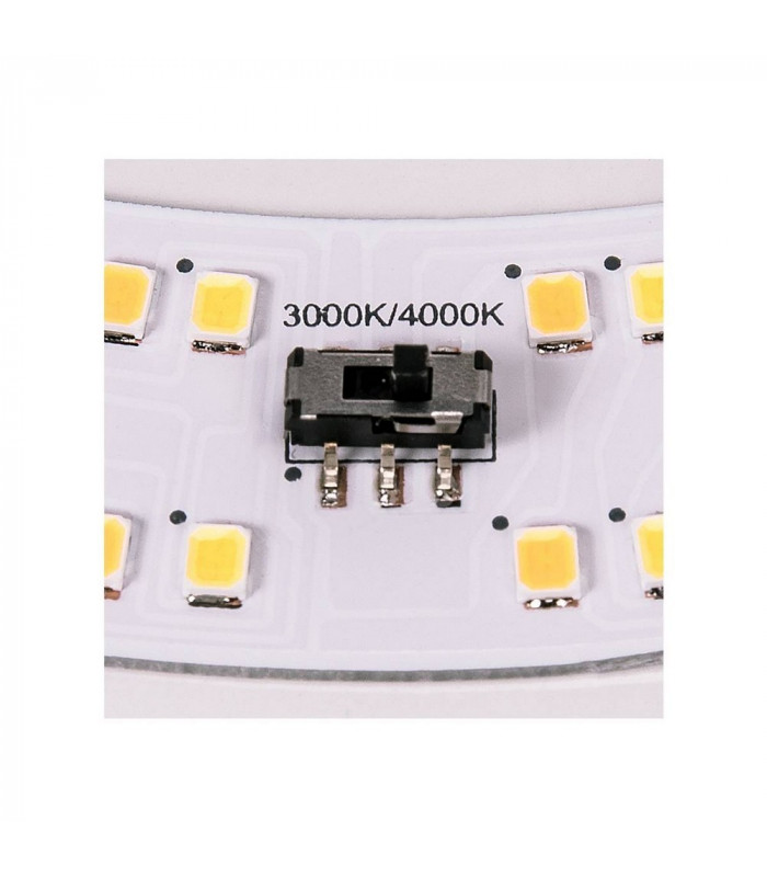 LED Outdoor Surface-Mounted Wall And Ceiling Light, White, Ip44, 3000, 4000K