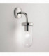1 Light Outdoor Wall Light Polished Nickel IP44, E27