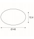 LED Outdoor Surface-Mounted Wall And Ceiling Light, White, Ip44, 3000, 4000K