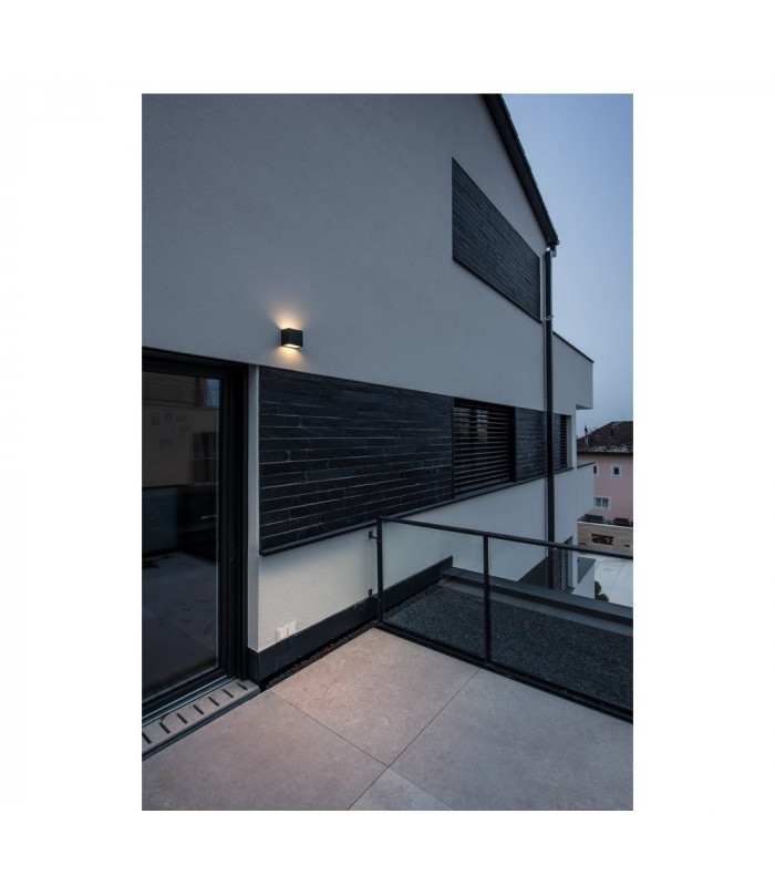 LED Outdoor Surface-Mounted Wall And Ceiling Light, Anthracite, Ip44, 3000K, 10W