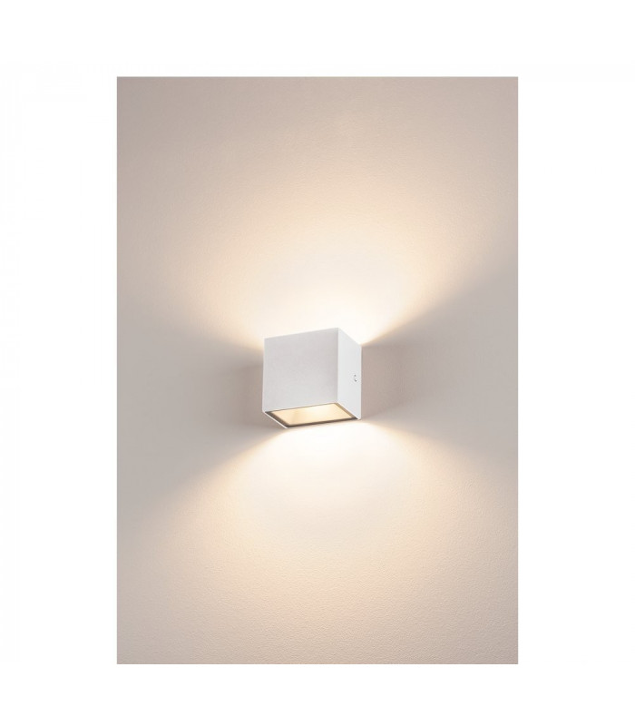 LED Outdoor Surface-Mounted Wall And Ceiling Light, White, Ip44, 3000K, 10W