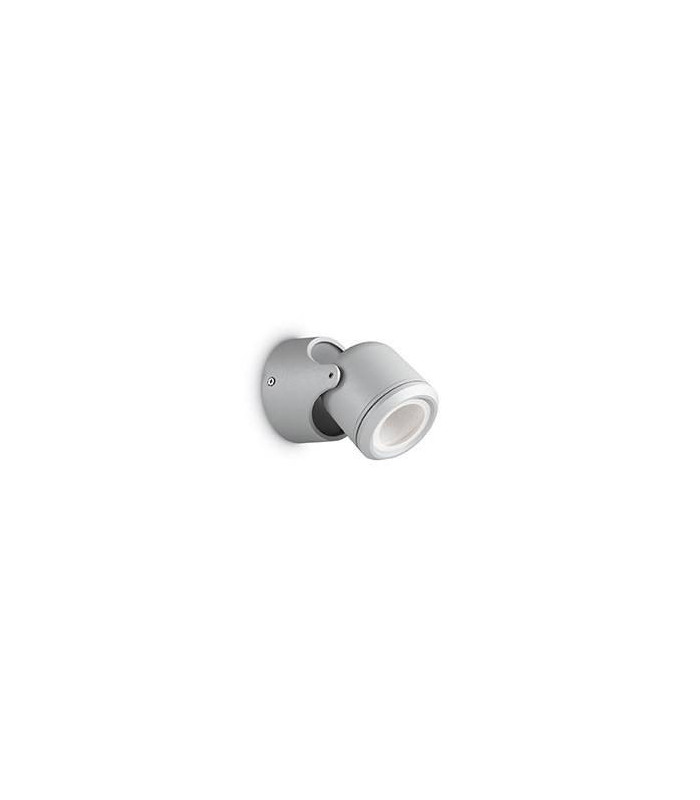 1 Light Outdoor Wall Light Grey IP44, GU10