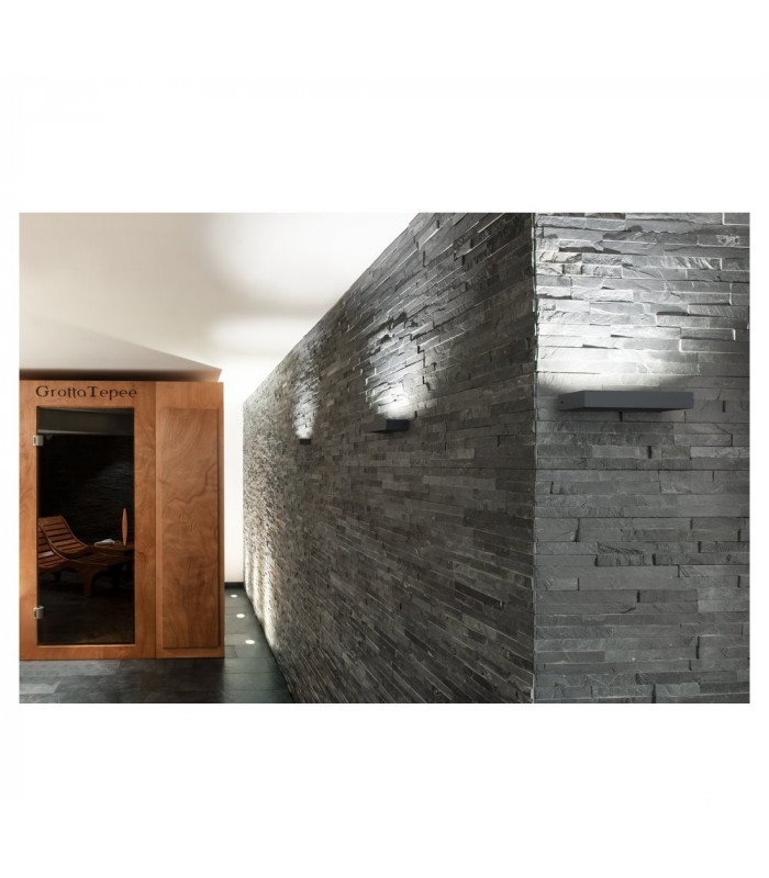 LED Outdoor Surface-Mounted Wall Light, Ip54, Anthracite, 3000K
