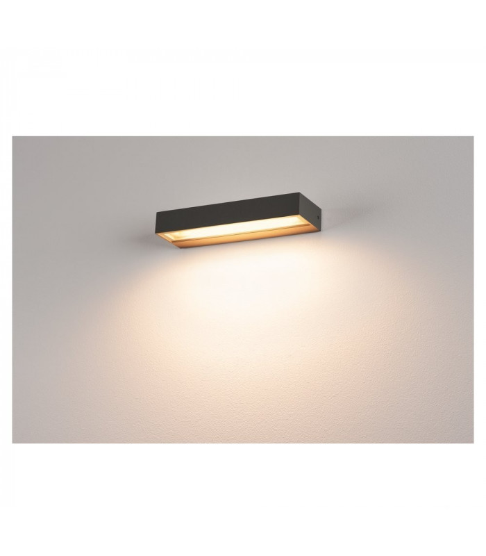 LED Outdoor Surface-Mounted Wall Light, Ip54, Anthracite, 3000K