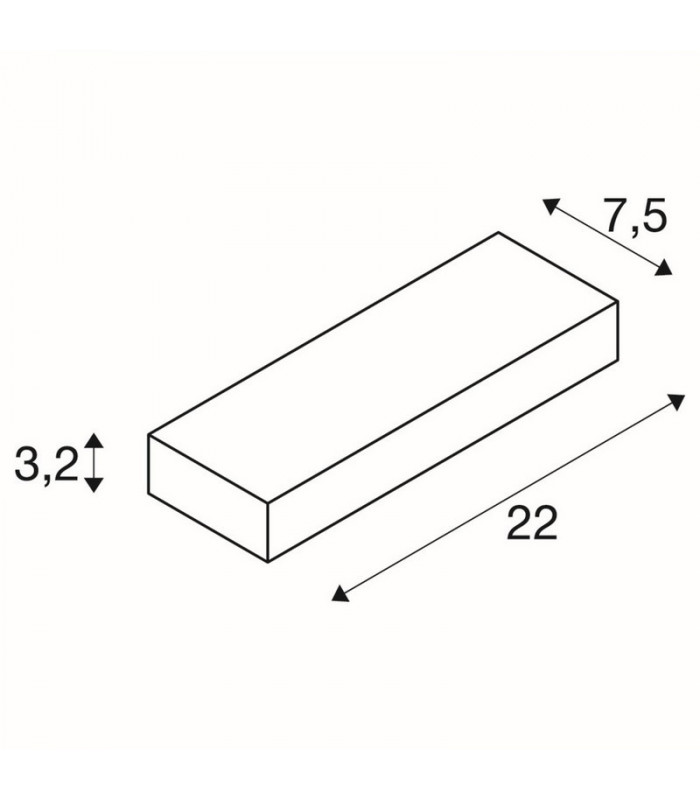 LED Outdoor Surface-Mounted Wall Light, Ip54, Silver, 3000K