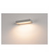 LED Outdoor Surface-Mounted Wall Light, Ip54, Silver, 3000K