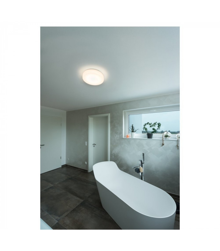 LED Outdoor Surface-Mounted Wall And Ceiling Light, White, Ip44 3000, 4000K