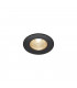 LED Outdoor Recessed Ceiling Downlight, Round Dl Ip65 Black 1800-3000K