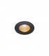 LED Outdoor Recessed Ceiling Downlight, Round Dl Ip65 Black 1800-3000K