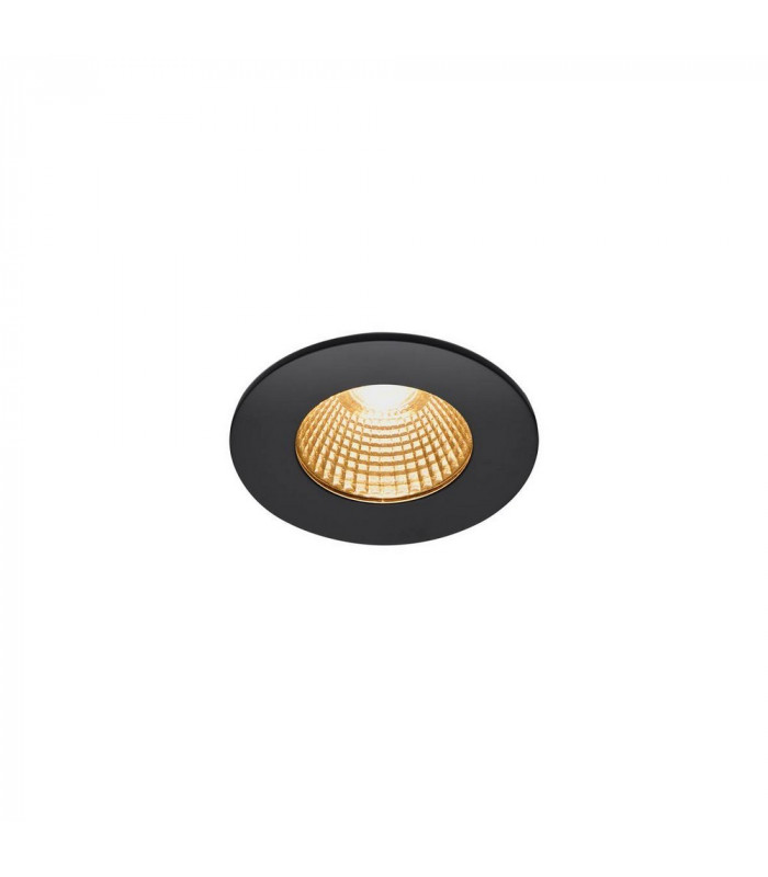 LED Outdoor Recessed Ceiling Downlight, Round Dl Ip65 Black 1800-3000K
