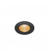 LED Outdoor Recessed Ceiling Downlight, Round Dl Ip65 Black 1800-3000K