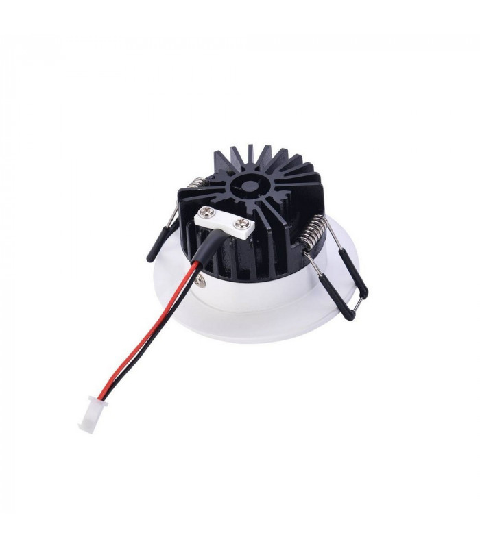 LED Outdoor Recessed Ceiling Downlight, Round Dl Ip65 White 1800-3000K