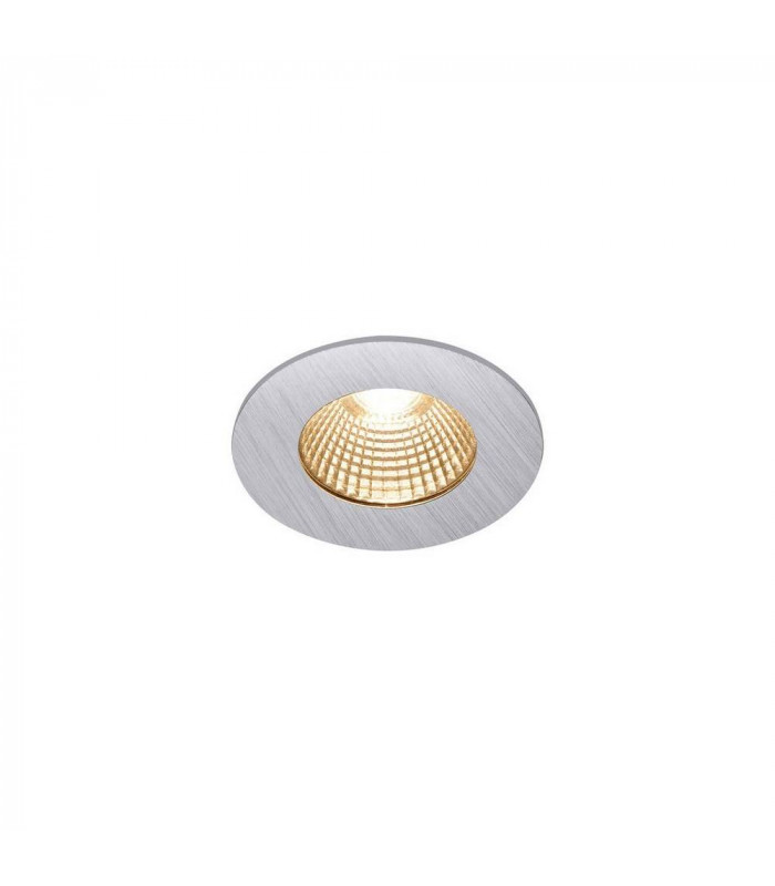 LED Outdoor Recessed Ceiling Downlight, Round Dl Ip65 Silver 1800-3000K