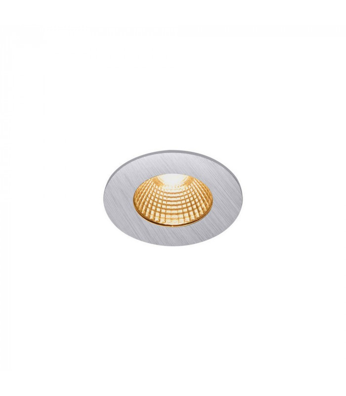 LED Outdoor Recessed Ceiling Downlight, Round Dl Ip65 Silver 1800-3000K