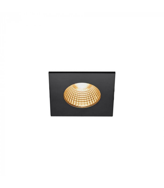 LED Outdoor Recessed Ceiling Downlight, Angular Dl Ip65 Black 1800-3000K
