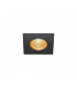 LED Outdoor Recessed Ceiling Downlight, Angular Dl Ip65 Black 1800-3000K