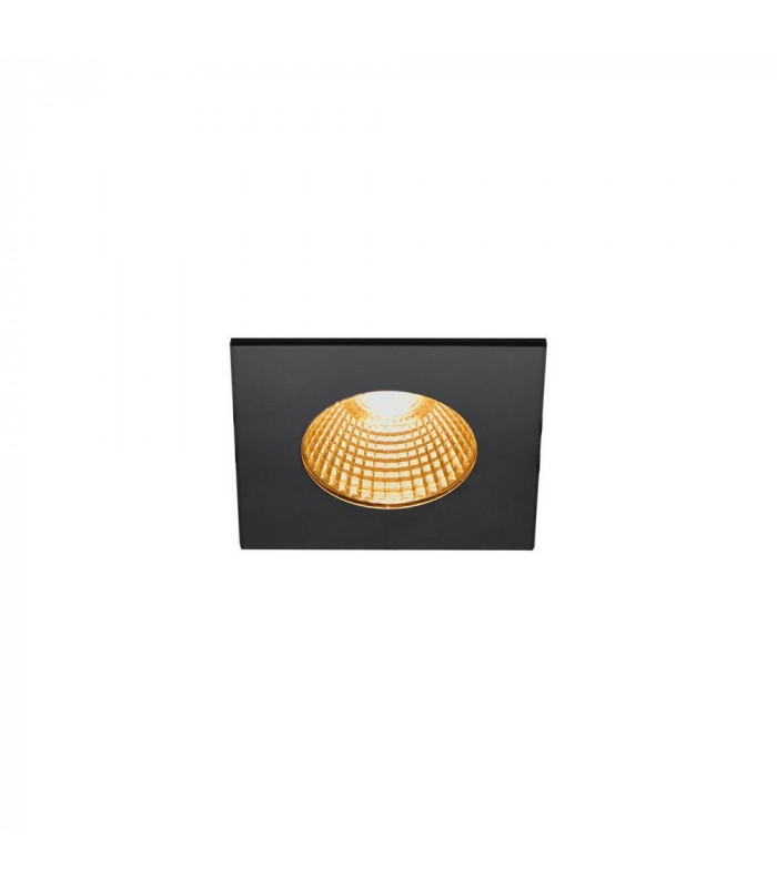 LED Outdoor Recessed Ceiling Downlight, Angular Dl Ip65 Black 1800-3000K
