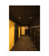 LED Outdoor Recessed Ceiling Downlight, Angular Dl Ip65 Black 1800-3000K