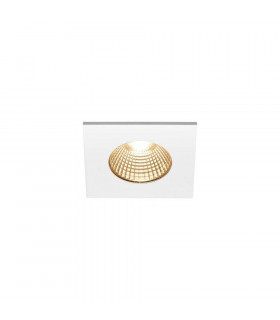 LED Outdoor Recessed Ceiling Downlight, Angular Dl Ip65 White 1800-3000K