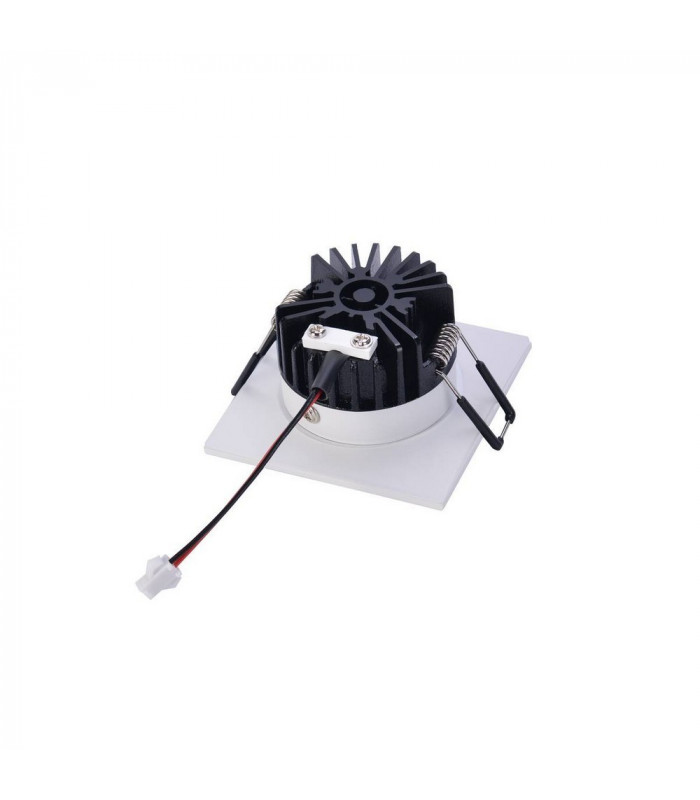 LED Outdoor Recessed Ceiling Downlight, Angular Dl Ip65 White 1800-3000K