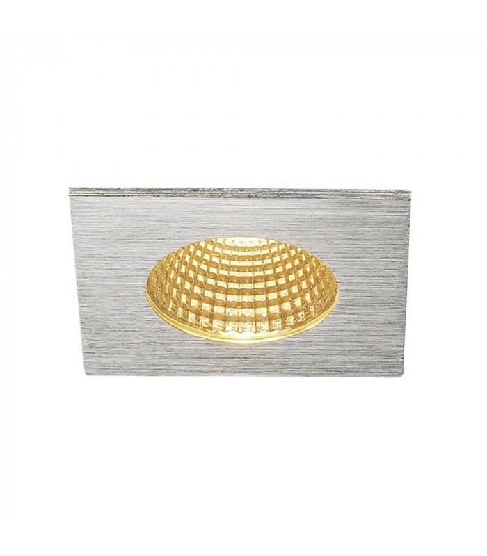 LED Outdoor Recessed Ceiling Downlight, Angular Dl Ip65 Silver 1800-3000K