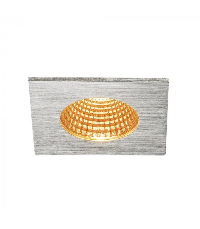 LED Outdoor Recessed Ceiling Downlight, Angular Dl Ip65 Silver 1800-3000K