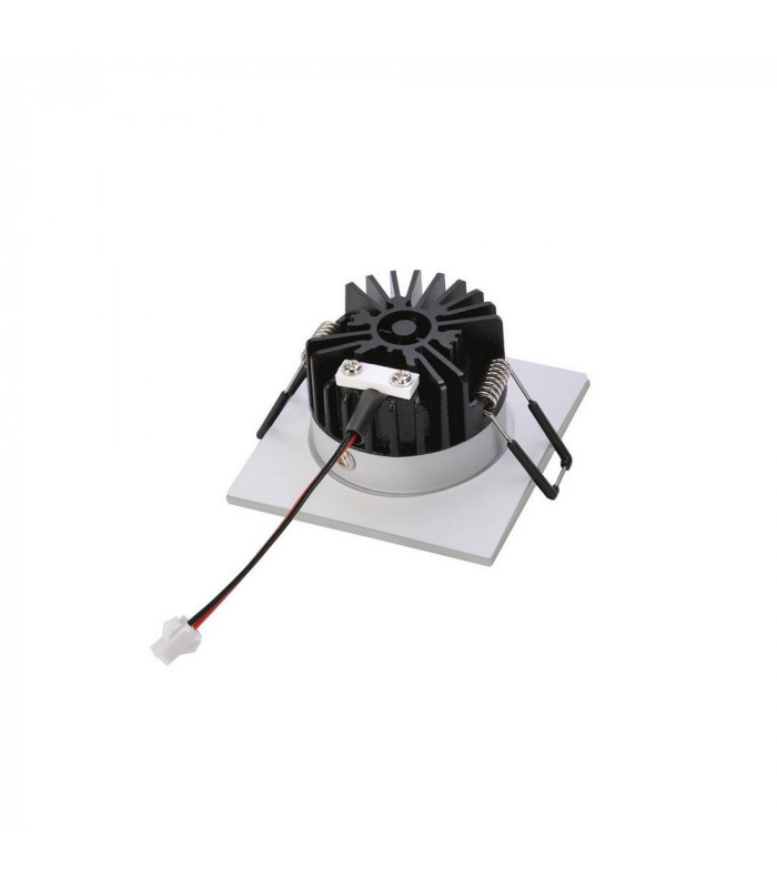 LED Outdoor Recessed Ceiling Downlight, Angular Dl Ip65 Silver 1800-3000K