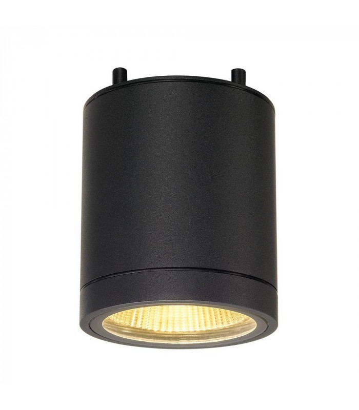 LED Outdoor Surface-Mounted Ceiling Light, Anthracite, Ip55, 2000-3000K