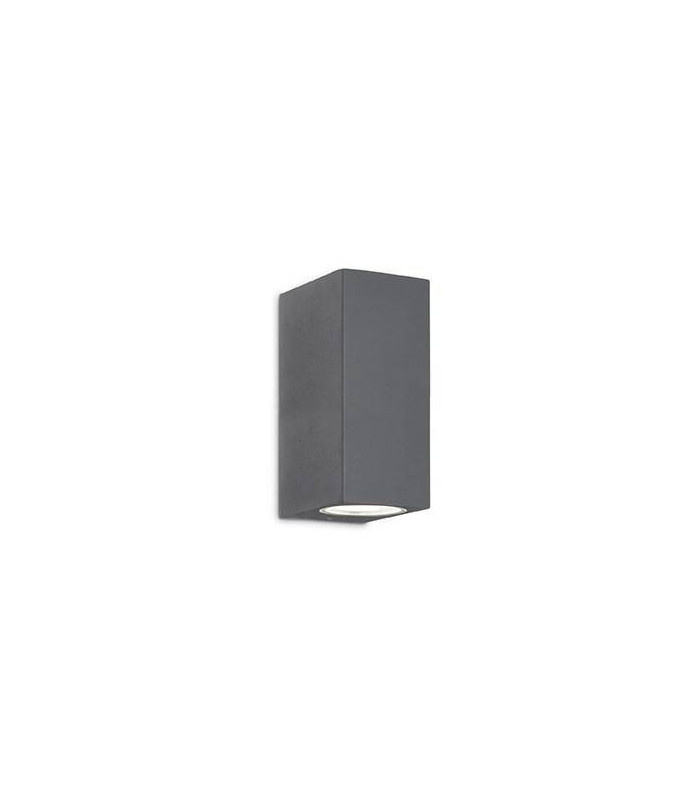 2 Light Outdoor Up Down Wall Light Anthracite IP44, G9