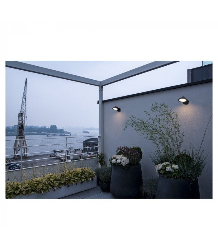 LED Outdoor Down Wall Light, Anthracite, Ip55, 3000K