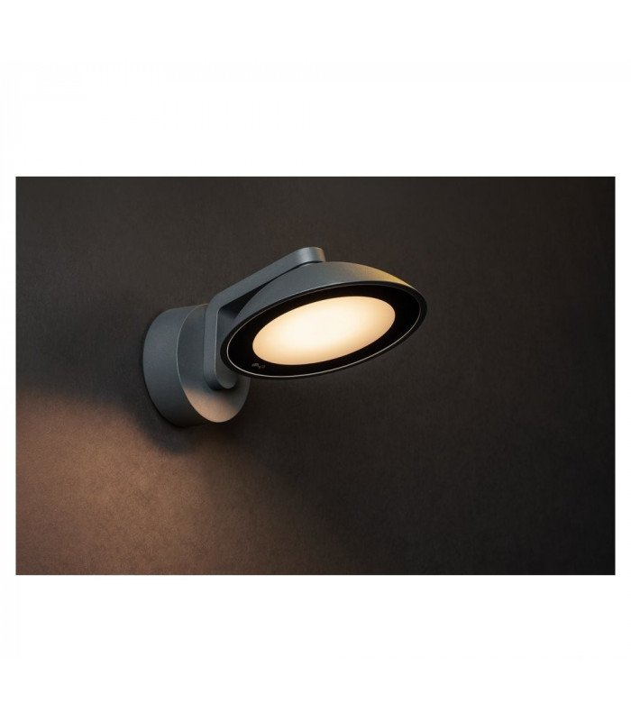 LED Outdoor Down Wall Light, Anthracite, Ip55, 3000K