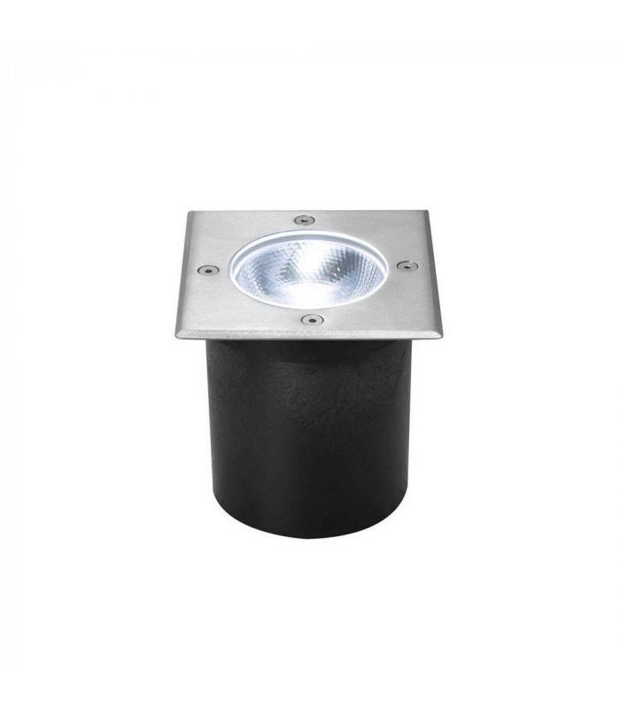 Outdoor Square Led Ground Light Fitting, Stainless Steel 316, 4000K, Ip67, 8.6W