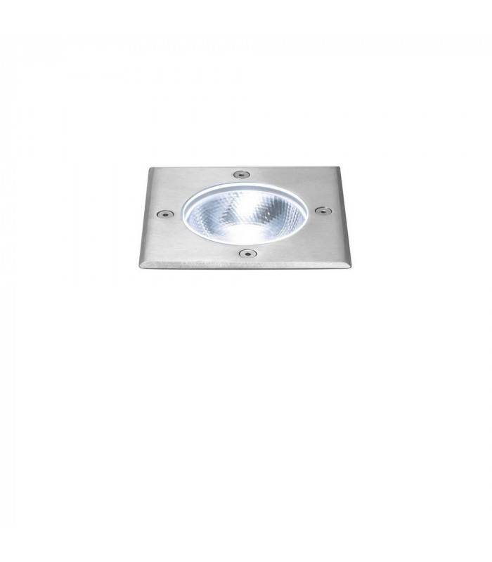 Outdoor Square Led Ground Light Fitting, Stainless Steel 316, 4000K, Ip67, 8.6W