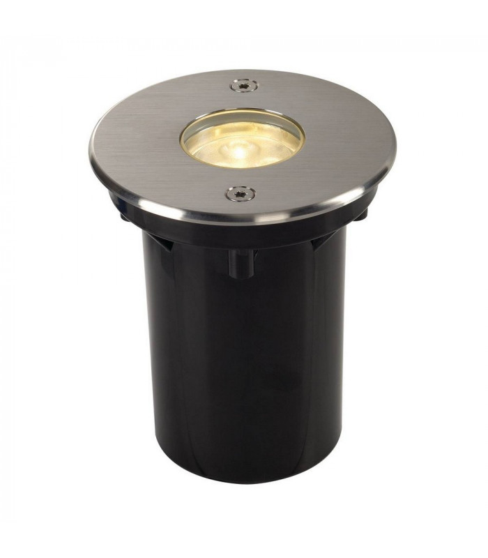 Outdoor Led Ground Light Fitting, Round Stainless Steel 316 4000K Ip67, 5.5W