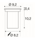 Outdoor Led Ground Light Fitting, Round Stainless Steel 316 4000K Ip67, 5.5W