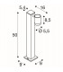 LED Outdoor Floor Stand, Anthracite, Ip55 3000K