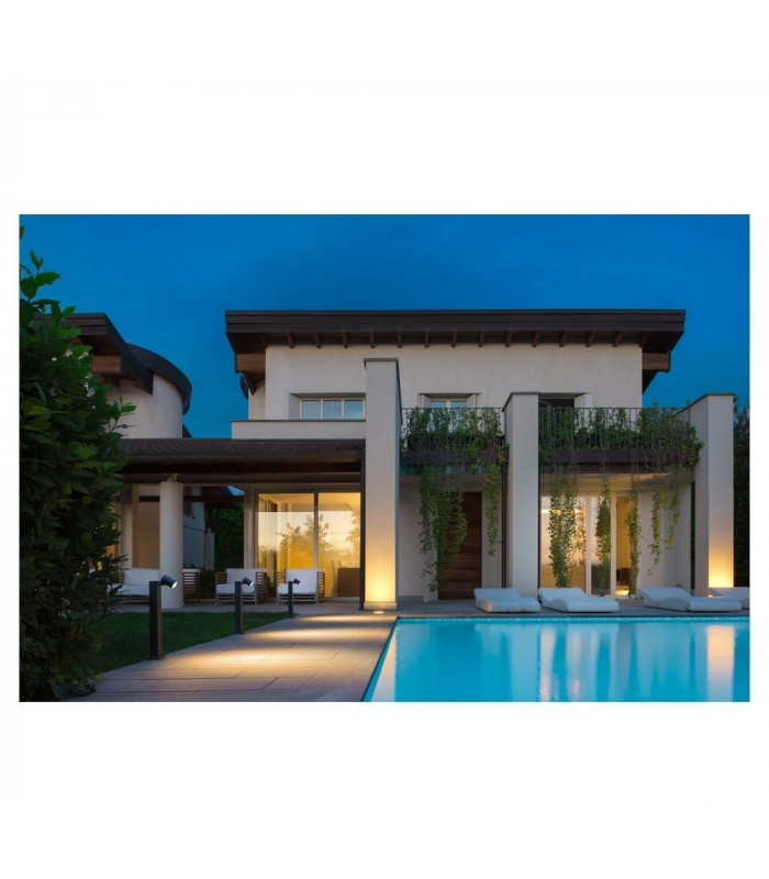 LED Outdoor Floor Stand, Anthracite, Ip55 3000K