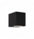 1 Light Outdoor Wall Light Black IP44, G9