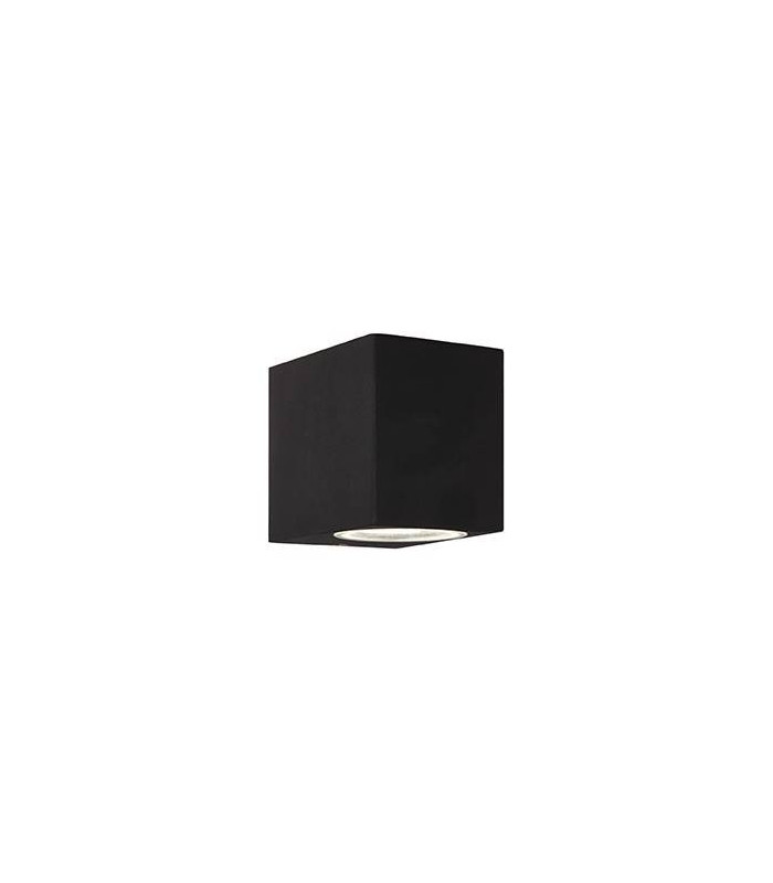 1 Light Outdoor Wall Light Black IP44, G9
