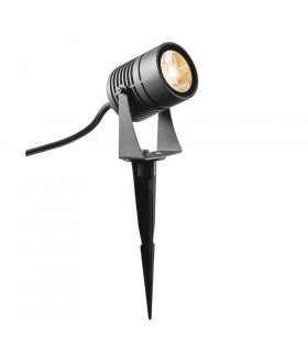 LED Outdoor Ground Spike Light, Anthracite, Ip55, 3000K, 40d