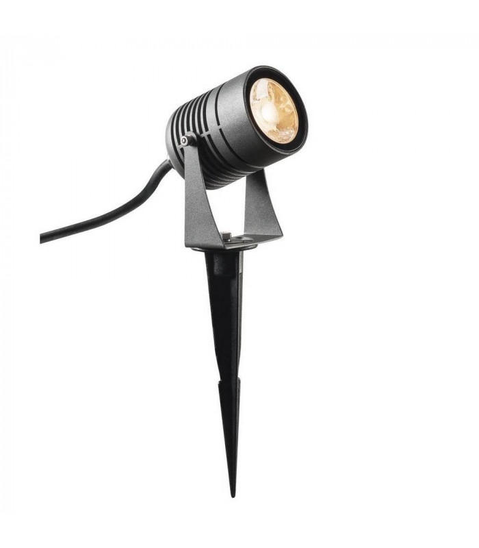 LED Outdoor Ground Spike Light, Anthracite, Ip55, 3000K, 40d
