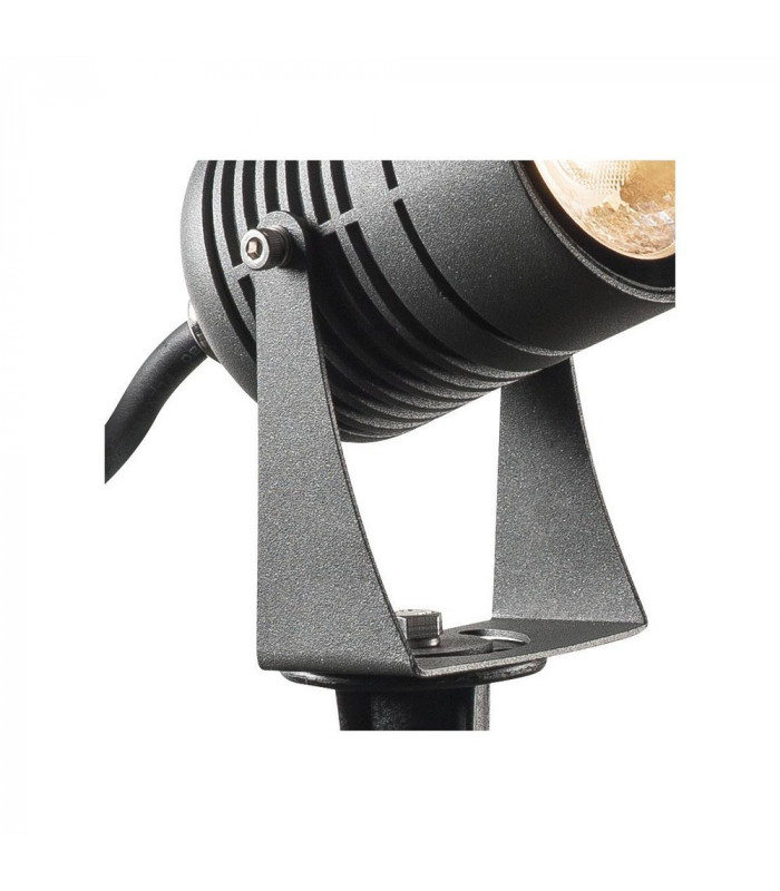 LED Outdoor Ground Spike Light, Anthracite, Ip55, 3000K, 40d
