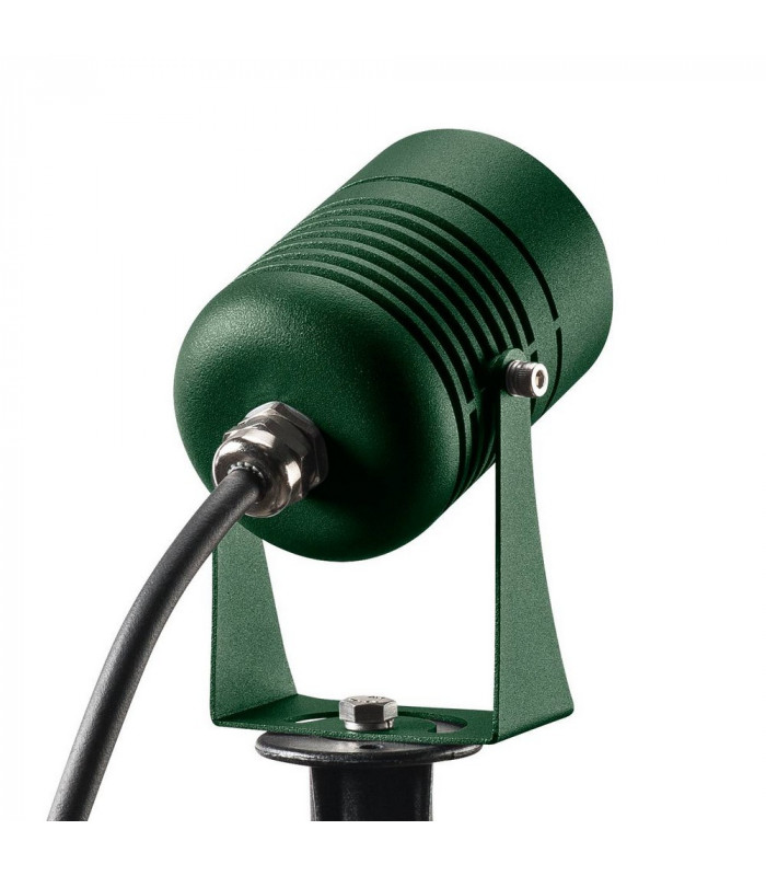 LED Outdoor Ground Spike Light, Green, Ip55, 3000K, 40d