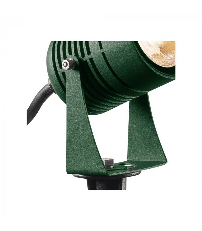 LED Outdoor Ground Spike Light, Green, Ip55, 3000K, 40d