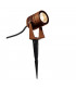 LED Outdoor Ground Spike Light, Rust Coloured, Ip55, 3000K, 40d