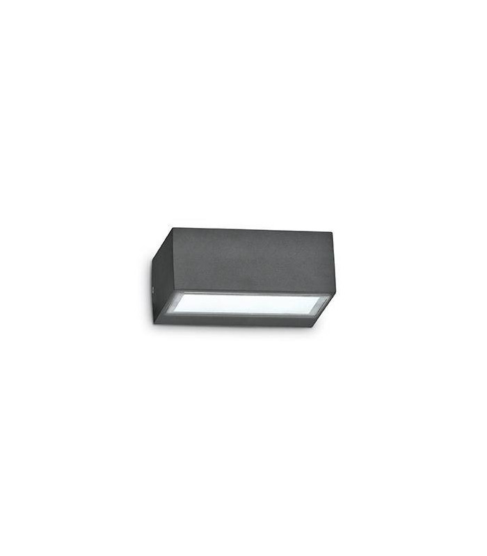 1 Light Outdoor Twin Up Down Wall Light Anthracite IP44, G9