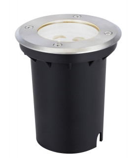 LED 3 Light Outdoor Garden Recessed Spotlight Black IP67